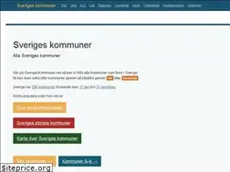 Sites similar to sverigeskommuner.net