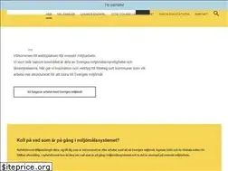 Sites similar to sverigesmiljomal.se