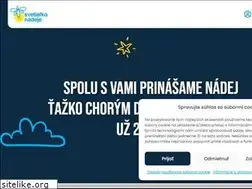Sites similar to svetielkonadeje.sk