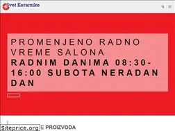 Sites similar to svetkeramike.rs