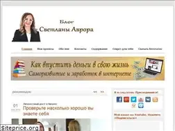 Sites similar to svetlanaavrora.com