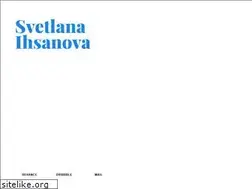 Sites similar to svetlanaihsanova.ru