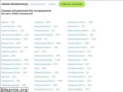 Sites similar to svezhie-obyavleniya.ru