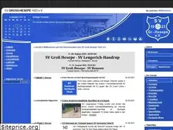 Sites similar to svgrosshesepe.de