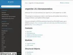 Sites similar to svgwrite.readthedocs.io