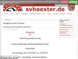 Sites similar to svhoexter.de