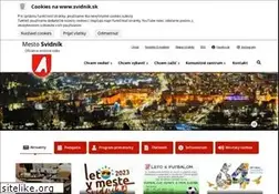 Sites similar to svidnik.sk