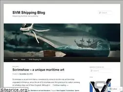 Sites similar to svmshippingblog.wordpress.com