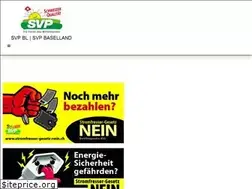 Sites similar to svp-bl.ch