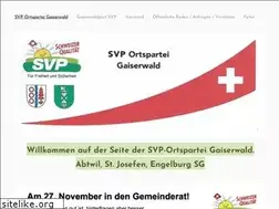Sites similar to svp-gaiserwald.ch