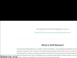 Sites similar to svpboston.org