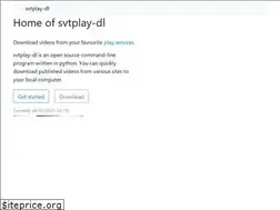 Sites similar to svtplay-dl.se