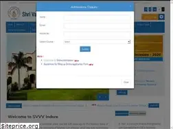 Sites similar to svvv.edu.in