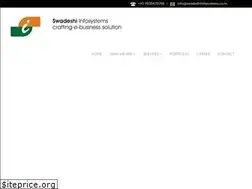 Sites similar to swadeshiinfosystems.co.in