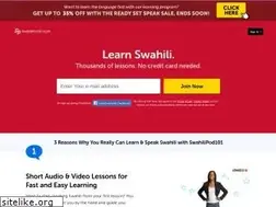 Sites similar to swahilipod101.com
