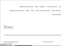 Sites similar to swanseabayfestival.net