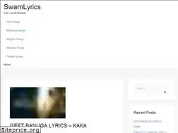 Sites similar to swarnlyrics.in