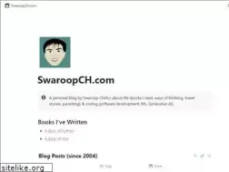 Sites similar to swaroopch.com