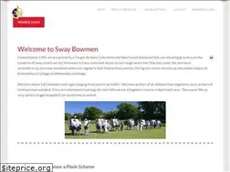 Sites similar to sway-bowmen.org.uk