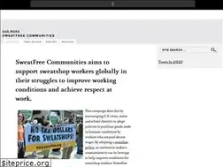 Sites similar to sweatfree.org