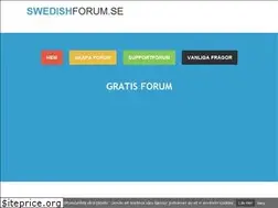 Sites similar to swedishforum.se