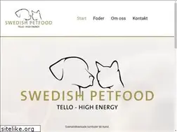 Sites similar to swedishpetfood.se