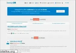 Sites similar to sweepsdb.com