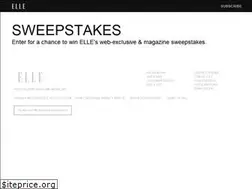 Sites similar to sweepstakes.elle.com