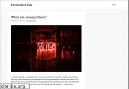 Sites similar to sweepstakesdaily.com