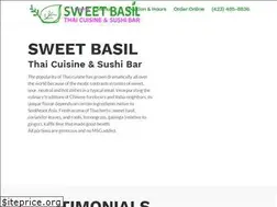 Sites similar to sweetbasilthaicuisine.net