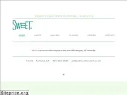 Sites similar to sweetcakesonoma.com