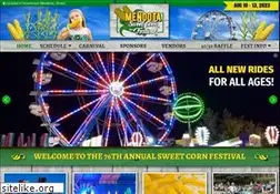 Sites similar to sweetcornfestival.com