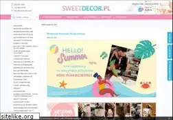 Sites similar to sweetdecor.pl
