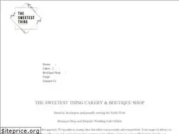 Sites similar to sweetestthingcakery.com