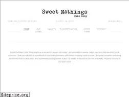 Sites similar to sweetnothingscakeshop.com