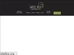Sites similar to sweetricewa.com