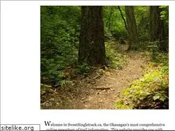 Sites similar to sweetsingletrack.ca