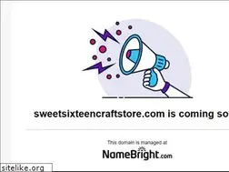 Sites similar to sweetsixteencraftstore.com