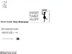 Sites similar to sweettableshop.com