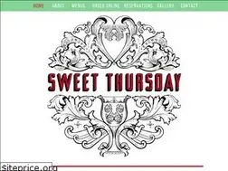 Sites similar to sweetthursday.co.uk