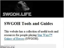 Sites similar to swgoh.life