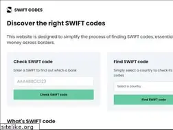 Sites similar to swift-bank-codes.com