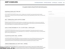 Sites similar to swift-codes.org