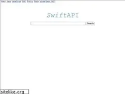 Sites similar to swiftapi.com