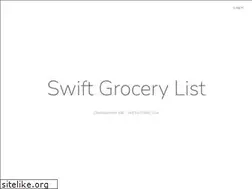 Sites similar to swiftgrocerylist.com