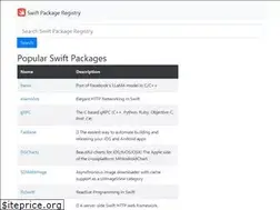Sites similar to swiftpackageregistry.com
