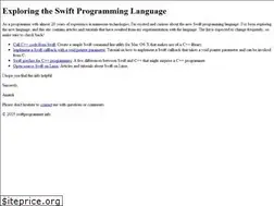 Sites similar to swiftprogrammer.info
