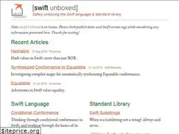 Sites similar to swiftunboxed.com