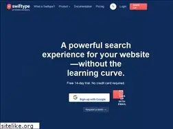 Sites similar to swiftype.com