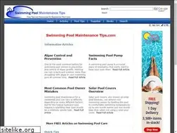 Sites similar to swimmingpoolmaintenancetips.com